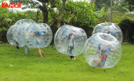 play an inflatable cheap zorb ball